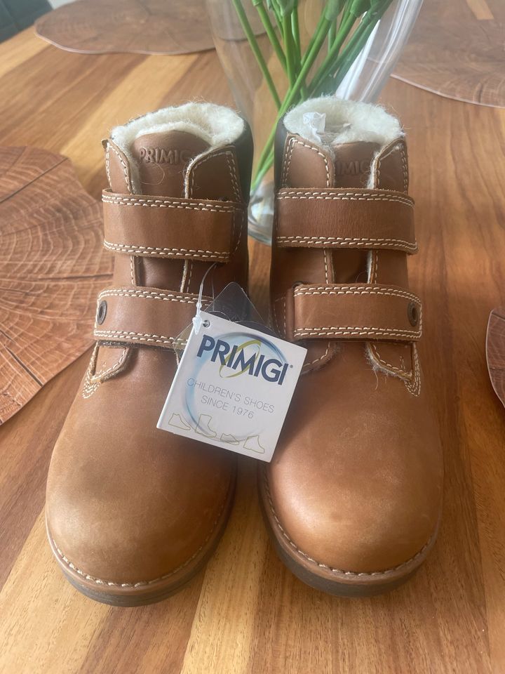 Primigi Halbschuhe Boots Schnee gefüttert warm Camel Gr.32 *NEU* in Willich