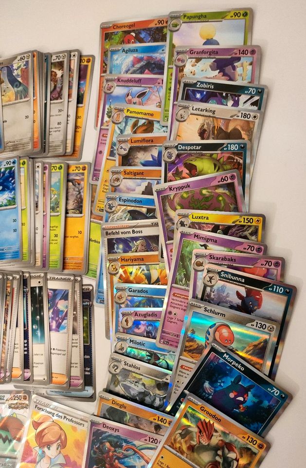 353+ pokemon Karten paradoxrift, Paldea, viele holos, ex, fullart in Dresden