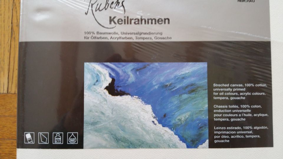 Keilrahmen Leinwand 6 Stück 50x60x1,4 cm dick neu OVP Stretch  6 in Ravensburg