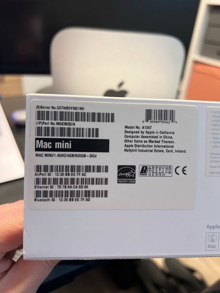 Apple Mac Mini 500 GB Silber (Guter Zustand) in Leopoldshöhe