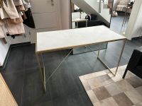 Schreibtisch Gold Tischplatte Marmor Optik weiß Nordrhein-Westfalen - Moers Vorschau