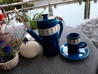 Kaffeekanne, Teekanne mit Tasse blau wunderschön auch als Deko Bayern - Schwandorf Vorschau