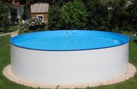 Stahlwand Pool-Set ACAPULCO Aufstellbecken Weiß Ø 450 x 90 cm Nordrhein-Westfalen - Detmold Vorschau