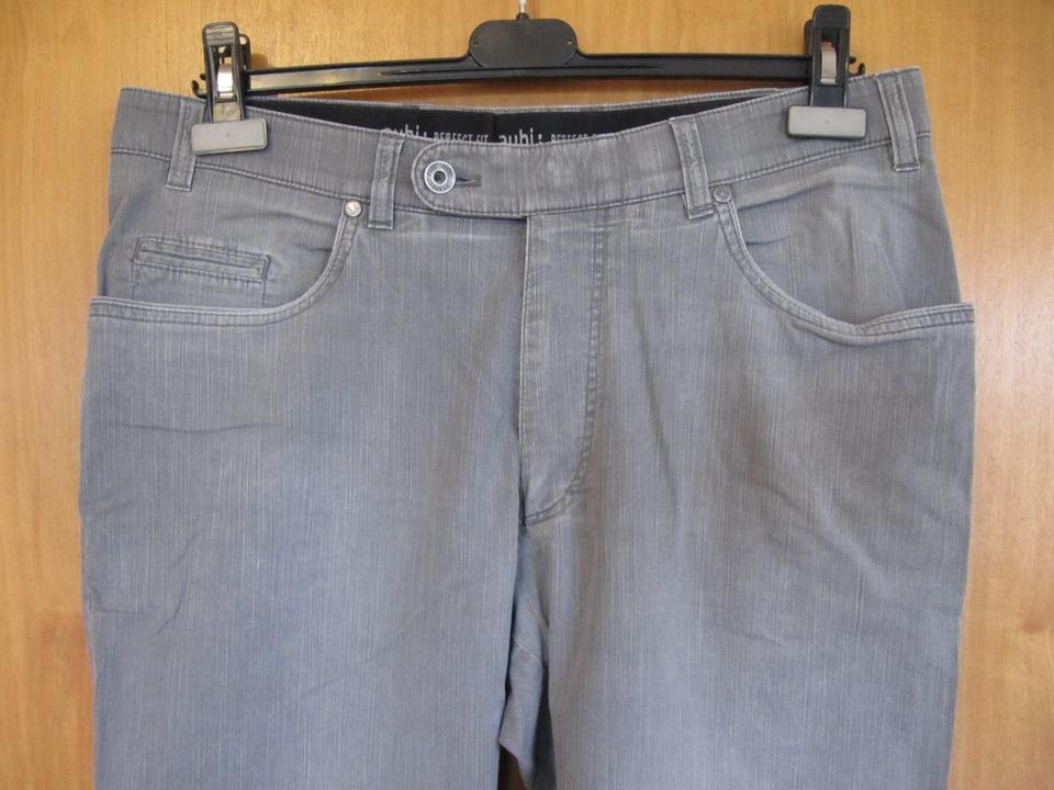 graue Hose von AUBI perfect fit Gr. 50 mit Stretch Herrenhose in Aschaffenburg