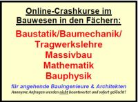 Crashkurse(Nachhilfe) in u.a.TWL,Statik,Massivb.,Mathe v. Bauing. Kr. Dachau - Dachau Vorschau