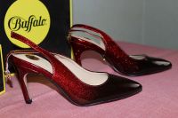 Pumps Slingbacks Buffalo Gr 38 Lack rot schwarz Hessen - Lahnau Vorschau