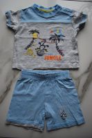 Set kurzer Zweiteiler / Schlafanzug T-Shirt und Hose Dschungel 68 Bayern - Irlbach (an der Donau) Vorschau