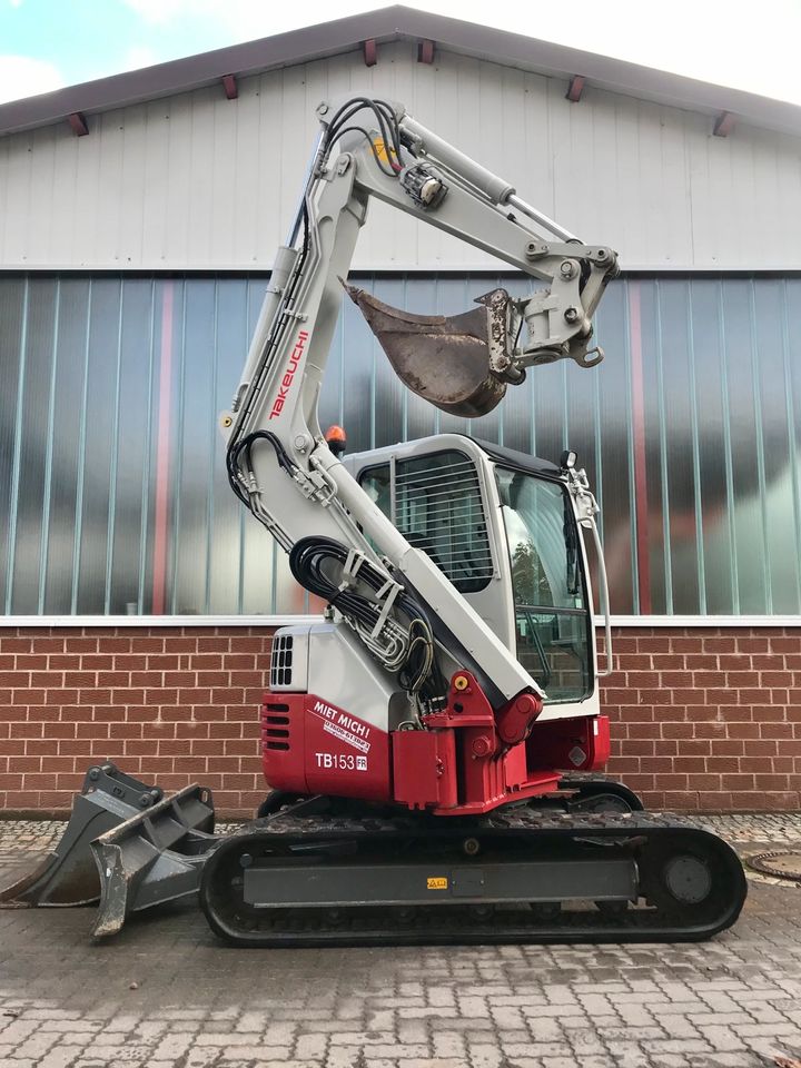 Takeuchi Tb 153 Fr Powertilt Minibagger Radlader mieten in Heilbad Heiligenstadt