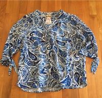 Print-Bluse Blusenshirt von CECIL Gr. XL Paisleymuster Blau/Ecru Bayern - Haibach Unterfr. Vorschau