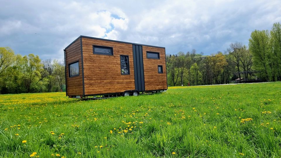 Baugenehmigungsfähig! Tiny House 7,2m mit 2 Schlafnischen! Wunderschönes Minihaus mit Statik! Top-Qualität & einzigartiger Look! Mini Haus Tinyhaus Modulhaus Mikrohaus in Wolbeck