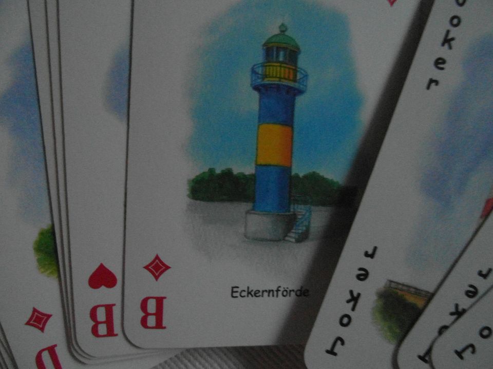 Spielkarten neuw. * Leuchttürme an Nord- & Ostsee * TOP in Harrislee