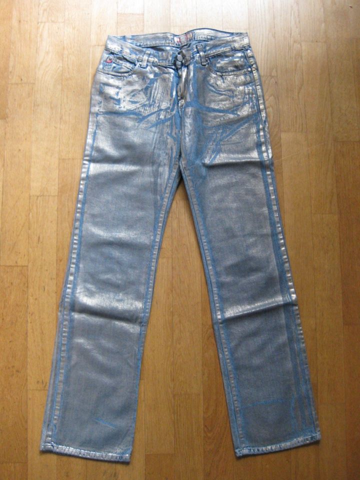 Neu Miss Sixty Tommy gold Flare Jeans Schlaghose 29 30 edel Disco in Hamburg