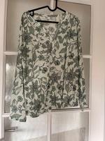 Bluse geblümt Damen grün Größe S 36 38 Frauen Shirt Langarm Nordrhein-Westfalen - Wenden Vorschau