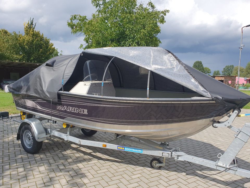 Marine 450 Family Sportboot Angelboot Freizeitboot Aluboot Plane in Oranienburg