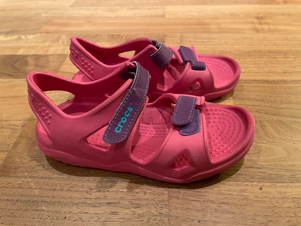 Crocs Wasserschuhe Gr. 10 (27/28), guter Zustand in Aichach