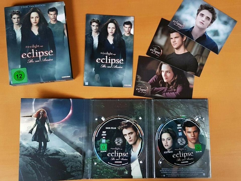 Twilight-Saga (Teil 1 bis 4) in der 2-DVD-Fan Edition in Sulz