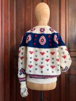 Strickjacke Vintage Hippie handgemacht Cardigan Wolle 70er Jahre Hamburg-Mitte - Hamburg Hammerbrook Vorschau