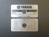 Yamaha Drum Badges, silber Bayern - Traunstein Vorschau