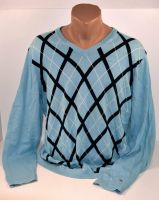 Tommy Hilfiger Strickpullover V Neck blau gemustert Pullover Gr.L Schleswig-Holstein - Großenaspe Vorschau