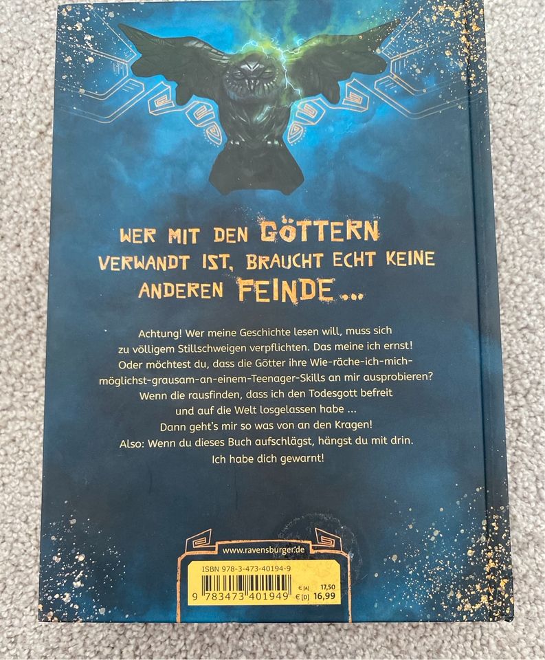 Rick Riordan, Jugendbuch, Zane gegen die Götter, Sturmläufer in Sindelfingen