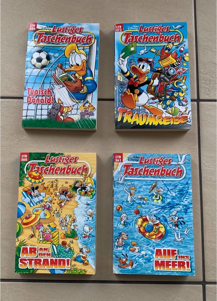 Vier Comics Lustiges Taschenbuch Nr. 326, 560, 561, 573 in Gärtringen