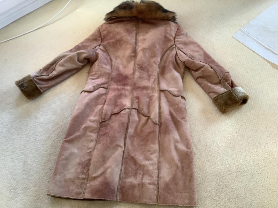 Spring Jacke Mantel hellbraun  L 40 Wildlederoptik und teddy in Würzburg