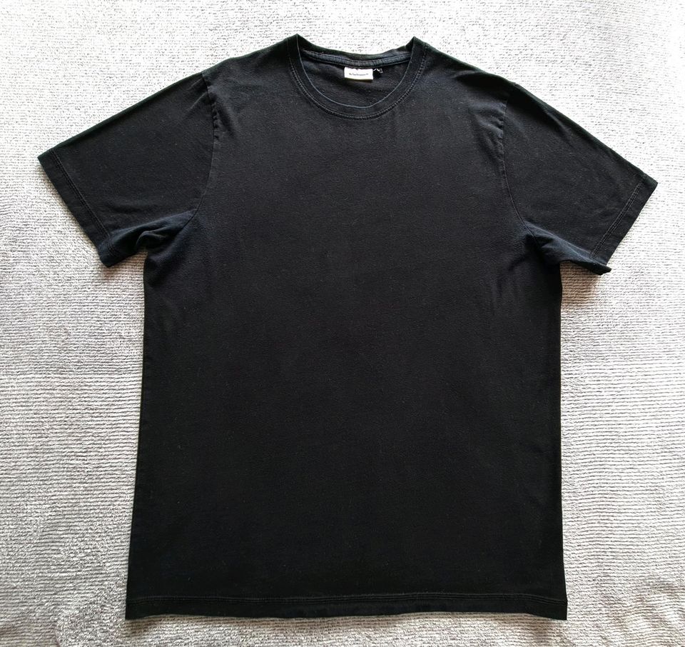 Schwarze Bio Baumwolle Herren T- Shirt, Gr. XL in Reilingen