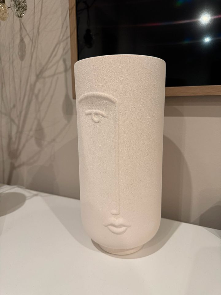 H&M vase Gesicht beige boho neu in Niederkassel