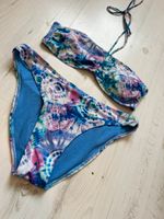 Batik Bikini Festival Hippie Bunt Neckholder Rosa Blau Boho Nordrhein-Westfalen - Schwelm Vorschau