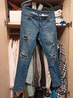 H&M skinny jeans 42 ripped used Optik Bayern - Monheim Vorschau