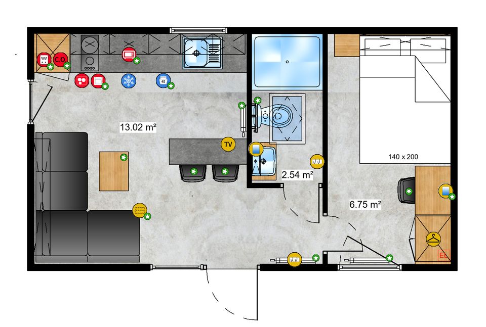 Mobilheim / Modulhaus / Tinyhaus Neu Winterfest Lark Small Pod KfW40 GeG konform in Berlin