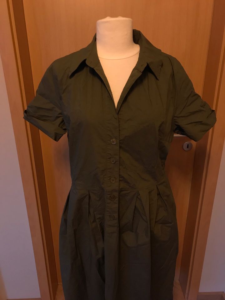 Highmoor Sommer Kleid 42 44 Olive grün in Neuenkirchen - Merzen