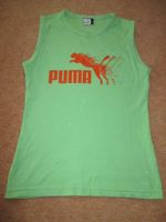 PUMA Shirt T-Shirt Trägershirt T Shirt grün mit orange Gr. 34/ 36 Brandenburg - Kyritz Vorschau