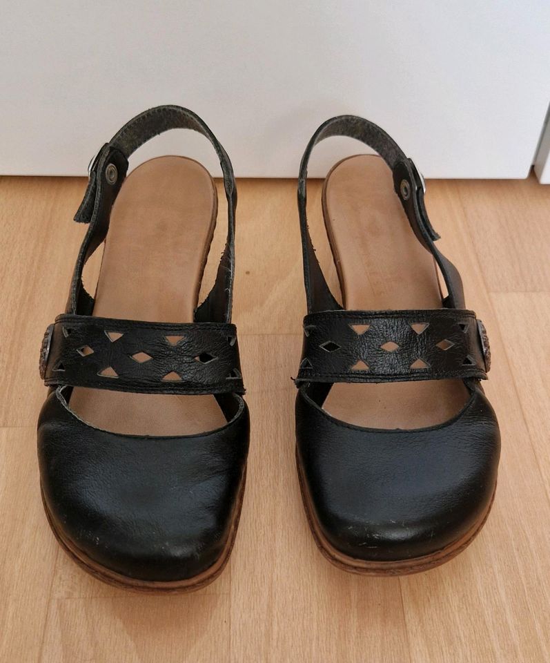 Slingpumps von Rieker, schwarz in Größe 36 in Bischofswerda