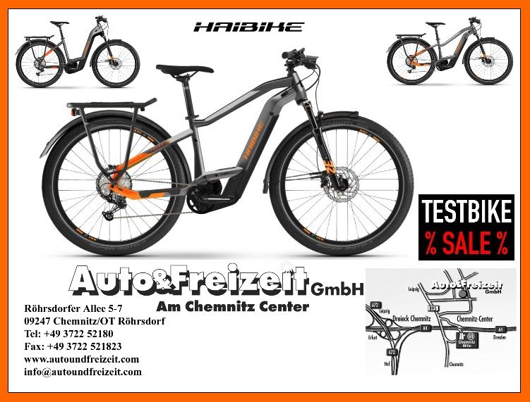 E-BIKE Haibike TREKKING 5 HIGH * olive red * 2024 TESTRAD & NEU in Röhrsdorf