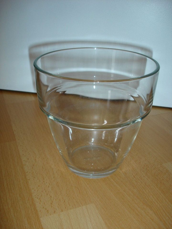 Glasübertopf Glas Übertopf Blumentopf 16 cm. Neu in Sankt Augustin