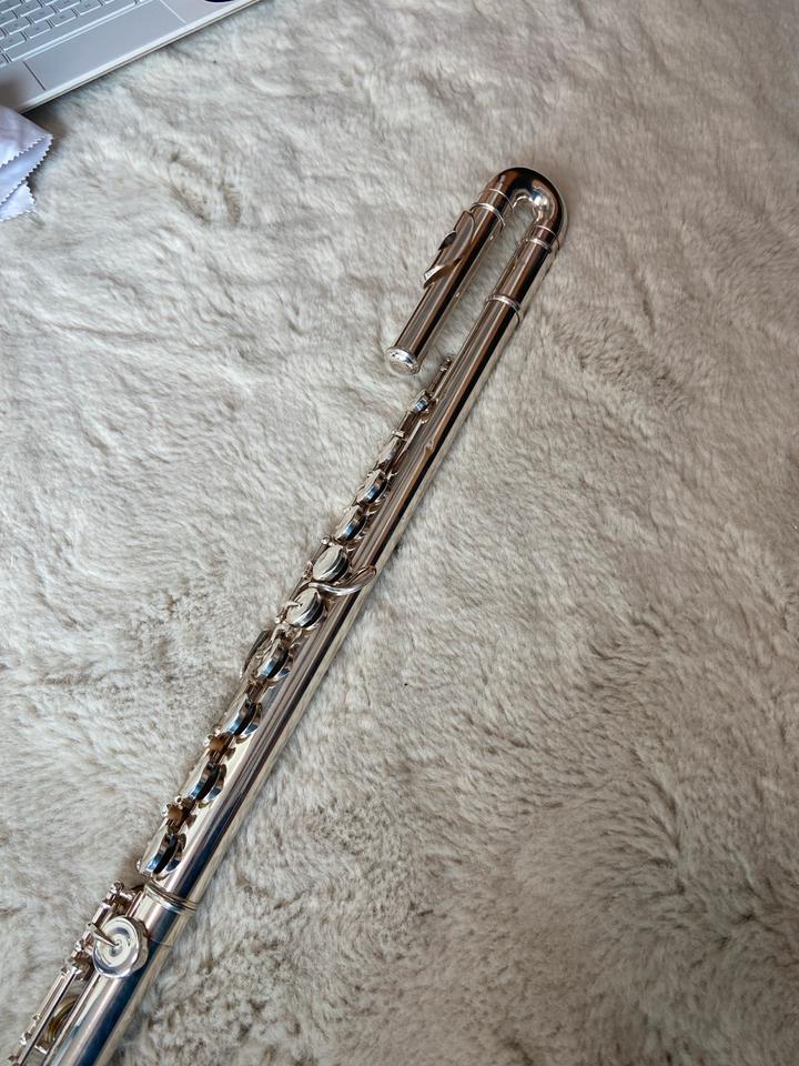 Querflöte Pearl Flute PF-505 silber mit gebogenen Kopfstück in Freiburg im Breisgau