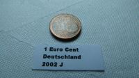 1 Euro Cent  Münze Deutschland 2002  J  sehr selten Baden-Württemberg - Esslingen Vorschau