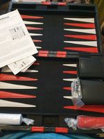 Spiel Hochwertige Backgammon Ausführung Kunstlederkoffer Sachsen-Anhalt - Halle Vorschau
