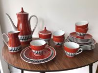 Teeservice Oscar Schlegelmilch Vintage rot Kaffeeservice Keramik Schleswig-Holstein - Schellhorn (bei Preetz, Holst) Vorschau