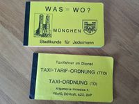 Taxiordnung München und "Was = Wo", um 1981 Bayern - Rosenheim Vorschau