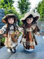 2 porzellan Puppen Mädchen stehend Nordrhein-Westfalen - Olfen Vorschau
