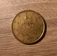 50 Cent Münze aus Italien 2002 / seltene Sammelmünze Nordrhein-Westfalen - Steinheim Vorschau