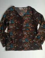 Chiffon-Bluse Tunika von Lady M Gr. 42 braun langärmlig Brandenburg - Putlitz Vorschau