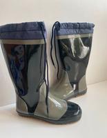 Crane Regenstiefel / Gummistiefel / Gr. 39 dunkelblau grau / Top Köln - Rodenkirchen Vorschau