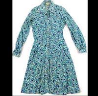 60er J. KEN SCOTT Kleid Gr 36 Blumen handbedruckt ITALIEN Ban-Lon München - Au-Haidhausen Vorschau