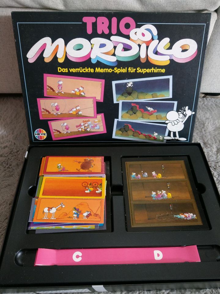 Trio Mordillo von Heye Das verrückte Memo-Spiel für Superhirne in Berlin