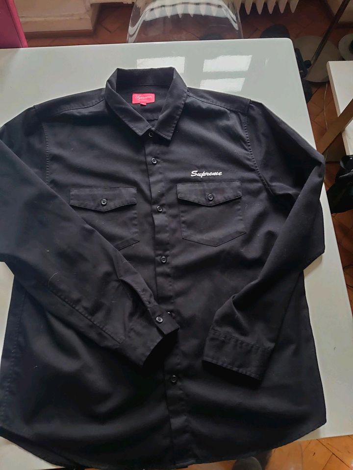 Supreme waste Hemd schwarz XL Work Shirt in Gronau (Westfalen)