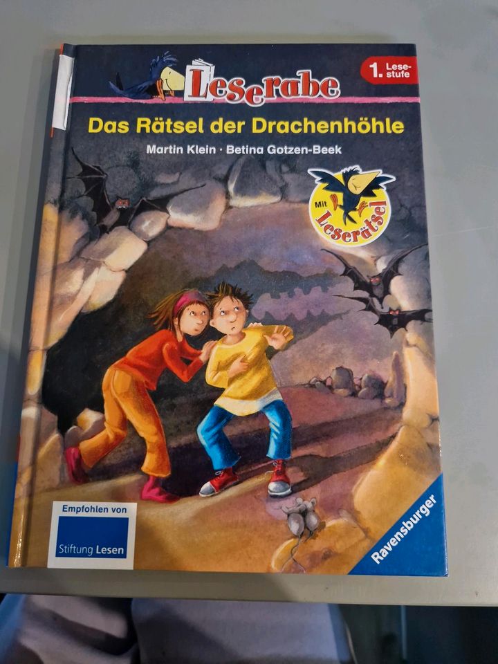 Leserabe Lesestufe 1 Das Rätsel der Drachenhöhle Einschulung in Beverstedt