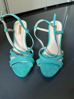 Plateau Absatzschuhe Damen Mintgrün Türkis Größe 39 Glitzer blau Berlin - Rudow Vorschau